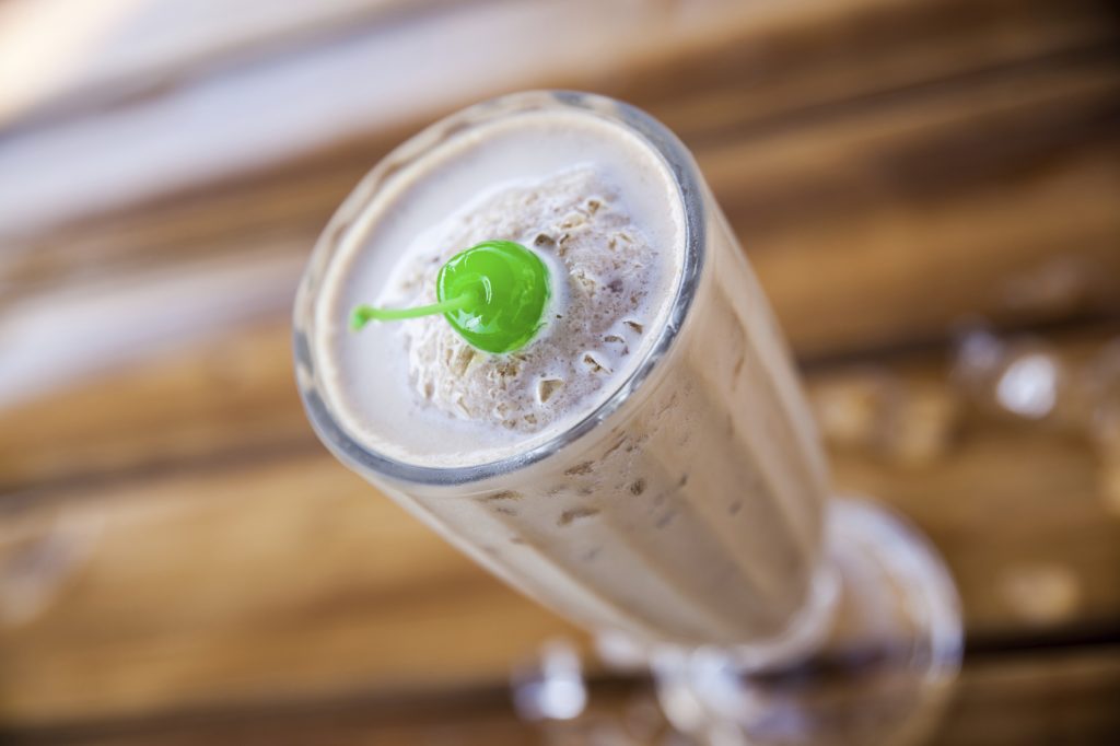 peanut butter milkshake; coeliac friendly