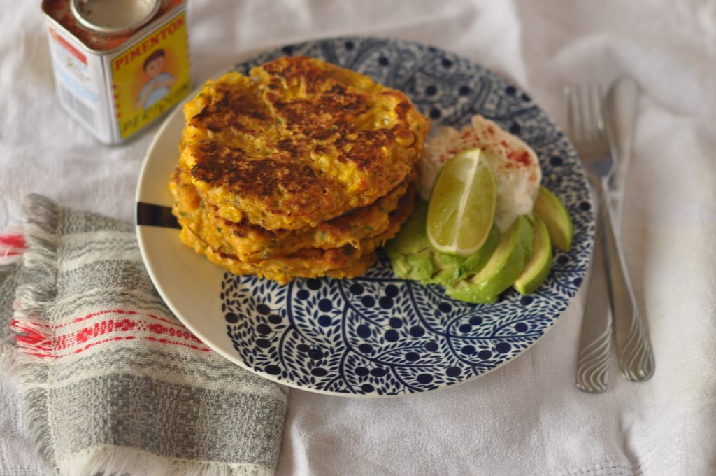 Smoked Paprika Corn Cakes Lilly Higgins; Lilly Higgins; corn fritter