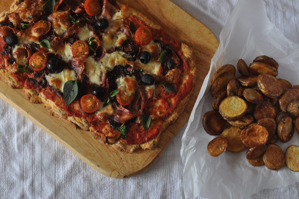 Speedy Soda Bread Pizza; Lilly Higgins; pizza recipe
