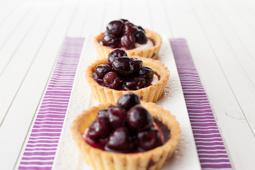 cherry tarts; pastry; cherry recipes;