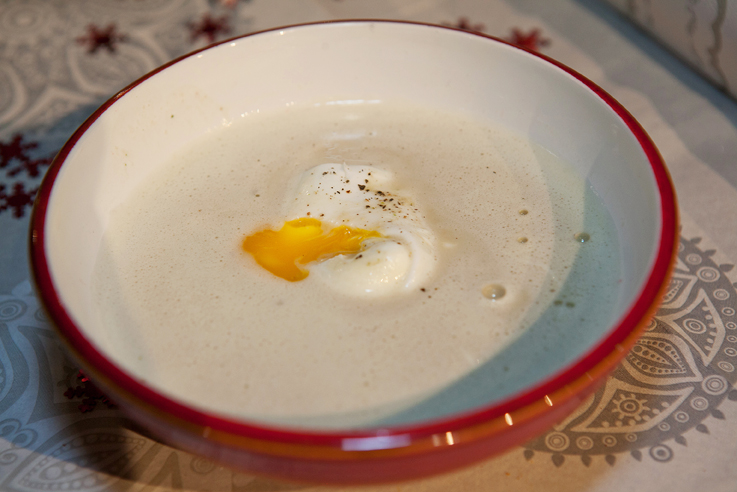 chestnut soup; soup recipe; Oliver Dunne recipe