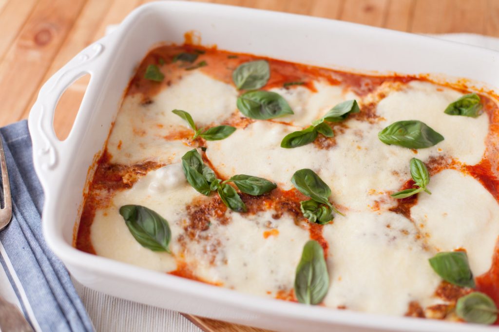Gluten Free chicken parmigiana