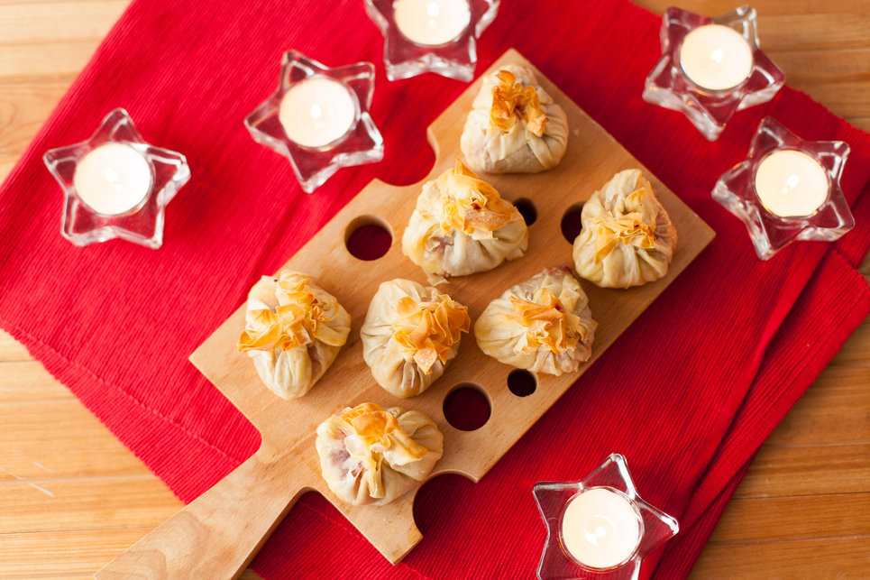 camembert_cranberry_parcels_christmas canapes