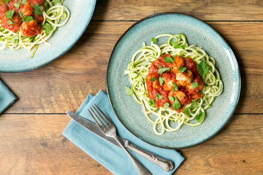manor_farm_Chicken meatballs and courgetti I love cooking i love cooking ireland, chicken recipes