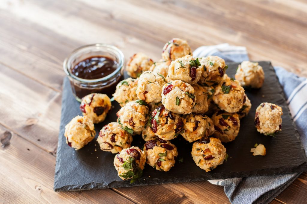Fire & Smoke BBQ Smoked Chicken Stuffing Balls