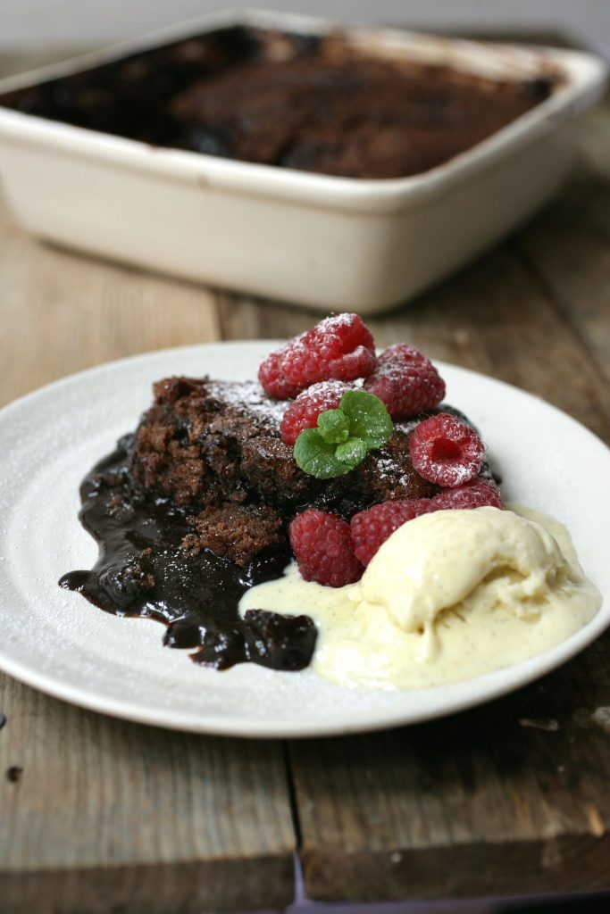 Rozanne Stevens chcoclate pudding; molten chocolate pudding; rozanne stevens recipe; dessert recipe; chocolate recipe; easter recipe
