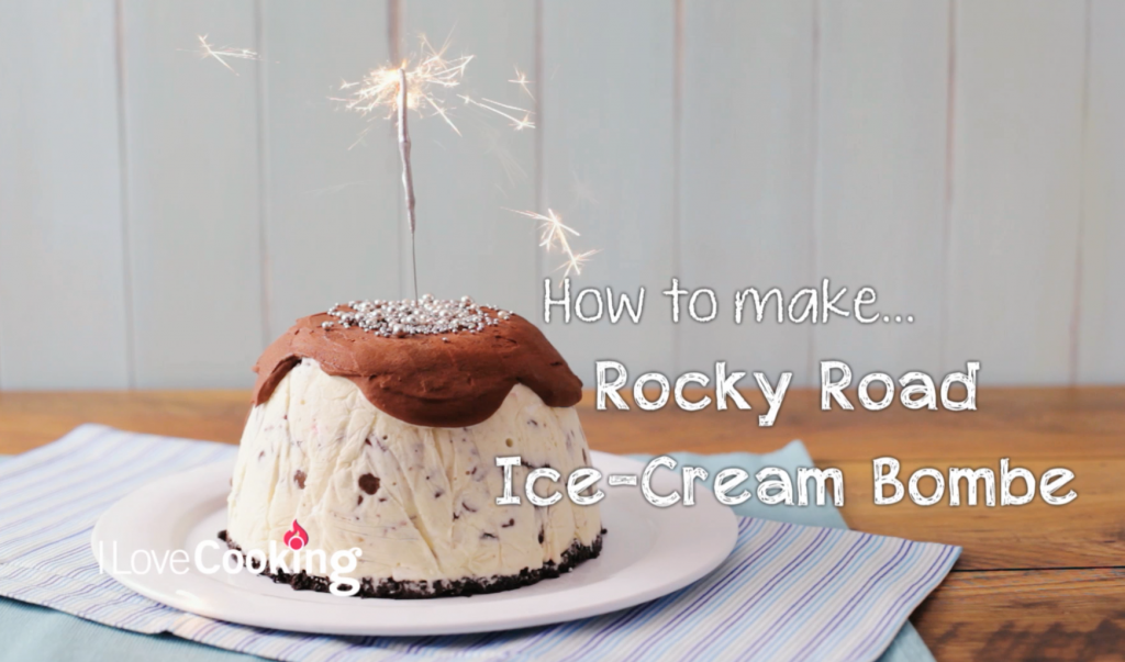 Rocky Road Ice-Cream Bombe