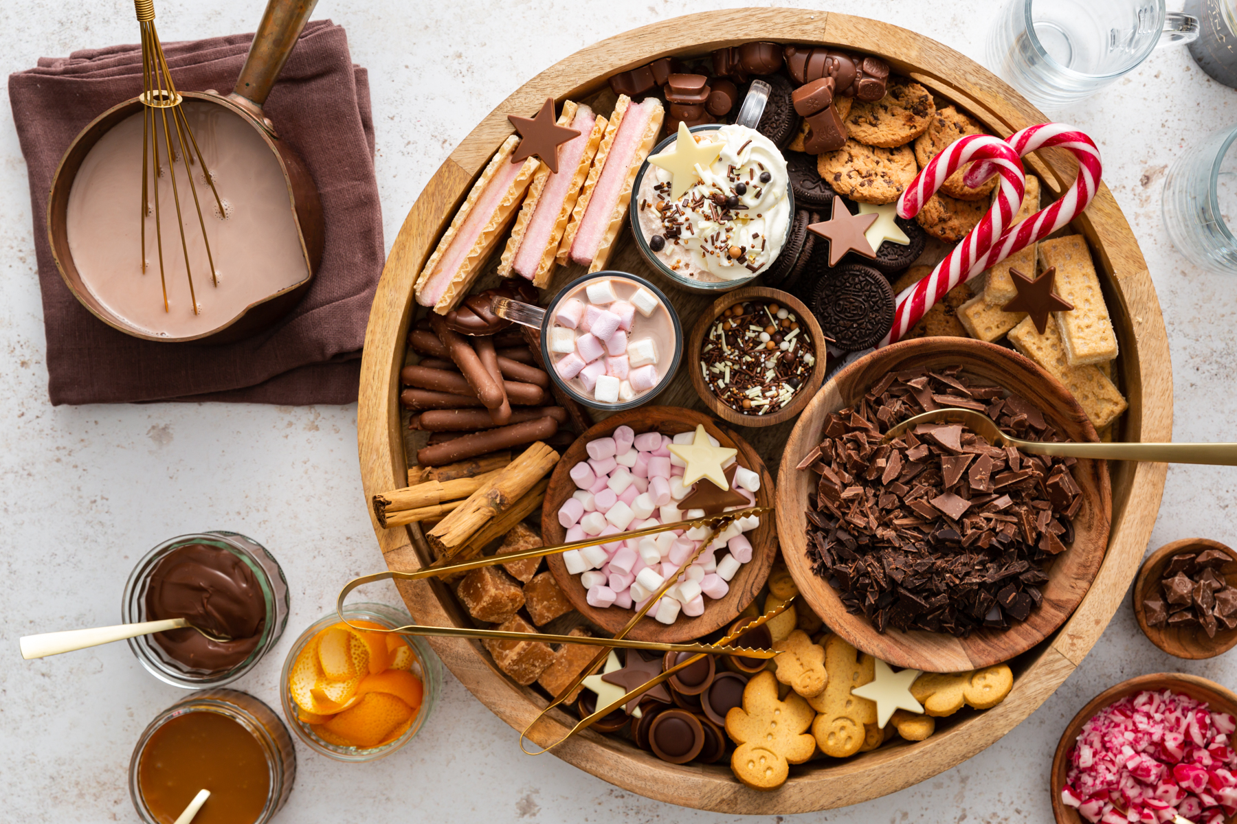 Hot chocolate board